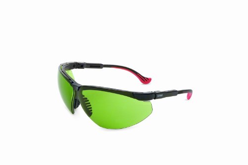 Uvex by Honeywell Genesis XC Safety Glasses, Black Frame with Shade 2.0 Infra-Dura Lens & Ultra-Dura Anti-Scratch Hardcoat (S3305)