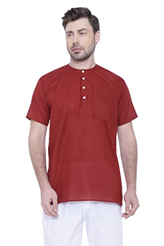 Image of Rajubhai Hargovindas Mens Casual Cotton Straight Kurta