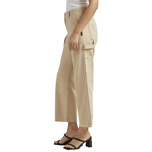 Silver Jeans Co. Women's Relaxed Fit Straight Leg Carpenter Pant-Legacy2