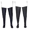 3Kamido® Watstiefel Classic, SCHWARZ und GRÜN Serie 680, Anglerhose Standard, Fischerhose Teichhose Hochwasserhose