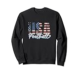 Fútbol americano retro de EE. UU., perfecto para fanáticos de los deportes, días de juegos, patrióticos, juegos de 2024. Para hombre y mujer.