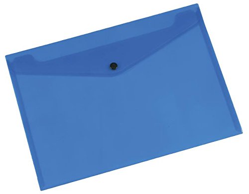 Doc Folders Poly A4 Azul 12 unidades, archivos y artículos de papelería