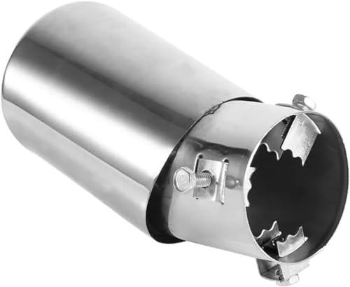 Tubo de escape universal trasero y embellecedor de acero inoxidable