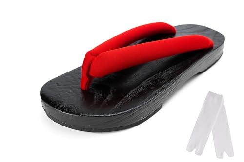 Image of Japanese Wooden Clogs Geta Slippers