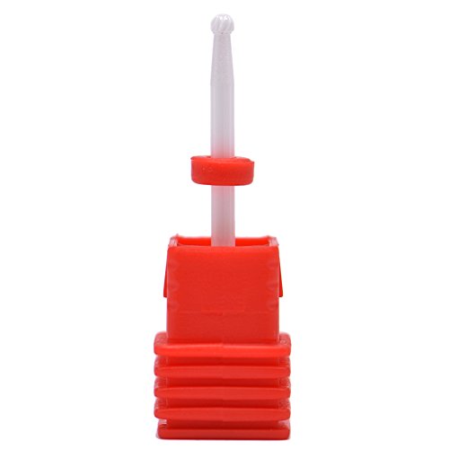Juego de fresas de cerámica para manicura miniatura 1