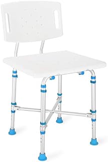Health Line Massage Products Bariatric Heavy Duty Shower & Bath Stool, 600 lb