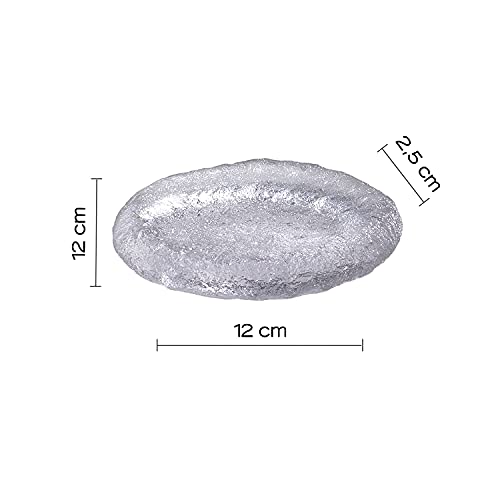 Gedy Irina Soap Dish, Resin, White, 11.8 x 11.8 x 2.5, 11,8x11,8x2,5 - Image 2