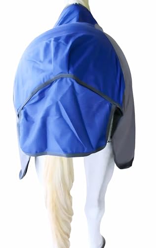 Image of 1200D Horse Turnout Blanket Waterproof, Breathable, Heavy-Weight Winter Blanket with 300g Fill, Ripstop Outer Shell