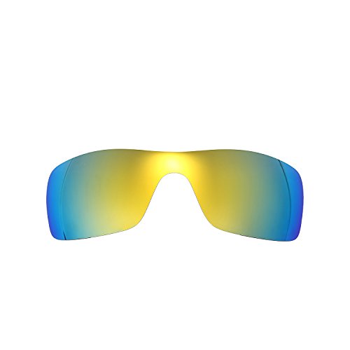 Image of Interchangeable Polarized Lenses Lens Shades Replacement For Oakley Batwolf Sunglasses Eye Glasses Frames (Gold)