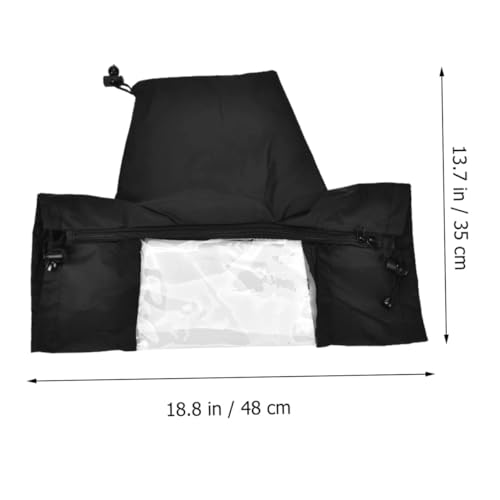 Cubierta lluvia para cámara DSLR flash protector de poliéster impermeable accesorio trípode 5