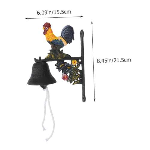 Sonnette de Porte en Fer Rétro pour un Jardin Style Rustique