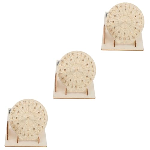 Alipis 3 Set Meridiana Tecnologia Di Produzione Bambini Giocattolo Educativo Fai Da Te Orologio Solare Meridiana In Legno Orologio Meridiana Fai Da Te Orologio Meridiana Modello Sussidio