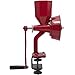 WONDERMILL Manual Hand Grain Mill Red Wonder Junior Deluxe for Dry and Oily Grains - Kitchen Flour Mill, Grain Mill Hand Crank and Spice, Corn, Wheat Stone Mill Grinder