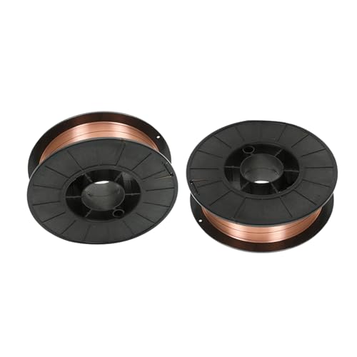 2 Spool 0.023 Inch Solid Mig Welding Wire 10 Pound Spool ER70S-6 Mild Steel Welding Wire (0.6 MM)