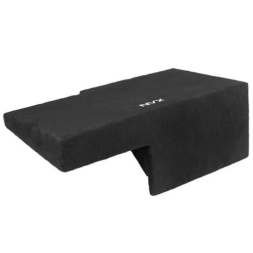 NVX VE-GM-SLVECG2-S12S Custom Fit Single 12" Down-Firing Sealed Subwoofer Enclosure for 2008–2013 Chevy Silverado & GMC Sierra 1500 Extended Cab – Empty MDF Sub Box – Vehicle-Specific Fit by NVX - Image 5