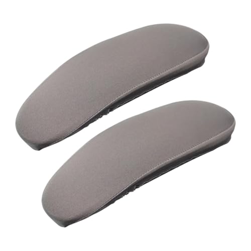 AFXGUSD Juego de 2 Fundas para Reposabrazos de Sillas de Oficina, Gaming Y de Escritorio.., Light Grey M, Individual