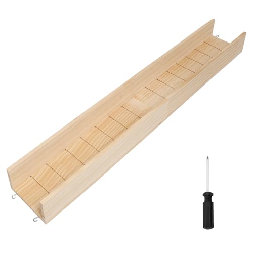 Neikafan 70cm Rampe pour Cage de Cochon d'Inde Pont en Bois Rampehamster Escalier, Échelle Hamster en Bois Pont Cochon d'Inde Rampe pour Chinchillas Rats...