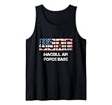 Macdill Air Force Base Distressed Tank Top