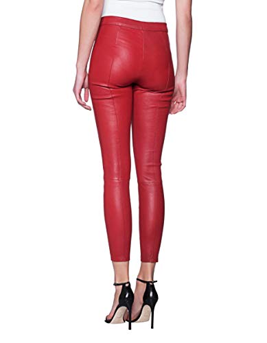 brandMe Women's Leather Pant Genuine Lambskin Skinny Slim fit Leather Pants MP1162