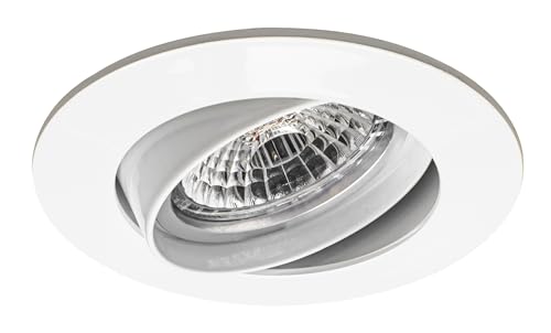 JISO Empotrable redondo Basculante de techo Iluminacion 634D-90Blanco Tecnico