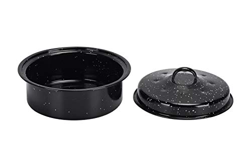 Enamory 3-Qt Black Covered Round Roaster Pan #TOP3
