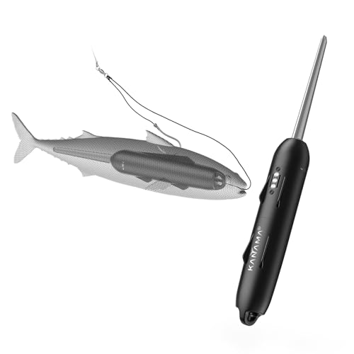 KANAMA Smart Bait – Waterproof Electric Robotic Bionic Lure, Auto-Swimming Revives Dead Bait for Freshwater/Saltwater Fishing, Rechargeable Electric Fishing Gear, One Set