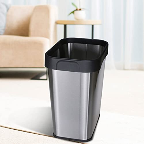 Caneca de basura de acero inoxidable 12 litros miniatura 7