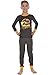 INTIMO Boys' Little Vintage Tom & Jerry Pajama Set, Charcoal Gray, 4/5