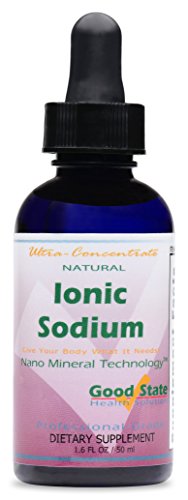 Good State Liquid Ionic Sodium Ultra Concentrate (10 drops equals 70 mg - 100 servings per bottle) Good State Liquid Ionic Sodium Ultra Concentrate (10 drops equals 70 mg - 100 servings per bottle)
