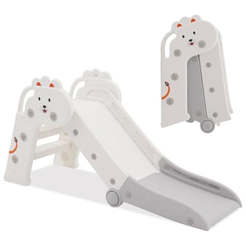 HuBorns – Toboganes Infantiles Exterior, tobogán Infantil Seguro para niños, tobogán bebé y jardín, resbaladera para niños fácil de Montar, Juguete Exterior para niños