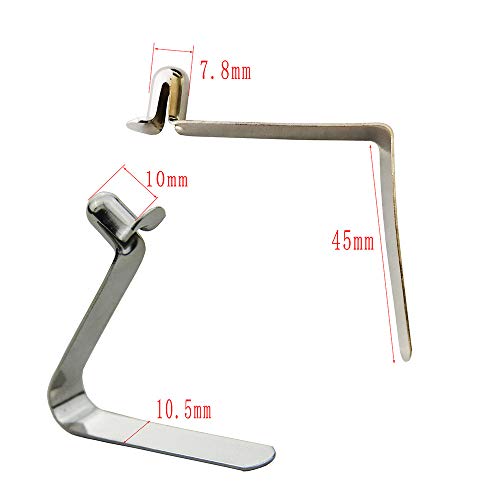 image for UP100 50 Pieces Single Button Spring Clip 3mm/4mm/5mm/6mm/7mm/8mm/9mm/