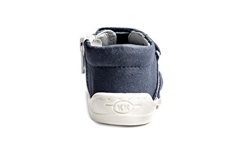 Happy Baby Zippy Shoes, Infant/Toddler, Boys Girls, First Walking Shoes, Unique Zipper Design (Age 6-12 Months (4.8 Inches, Us Size 4), Sneakers Blue) #TOP7