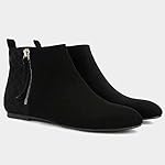 MaxMuxun Women's Ankle Boots Flat Low Heel Zipper/Chelsea Booties Winter Fall Fashion Boots - Image 5