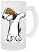 Dabbing Dog Basset Hound Transparente Taza Cerveza De Los Hombres Mujeres Mug Beer