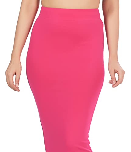 Image of Studio Shringaar Women's Pure Cotton Stretchable Saree Shapewear Petticoat