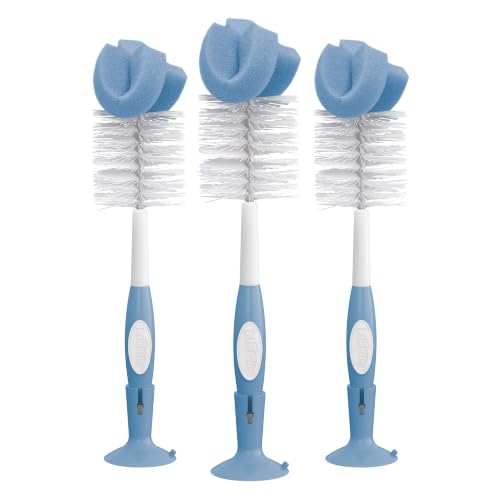 Dr. Brown's Bottle Brush, Blue, 3-Pack - image 1