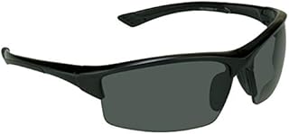 proSPORT Polarized Bifocal Sunglasses +1.50 Smoke Lens Black Frame Men and Women