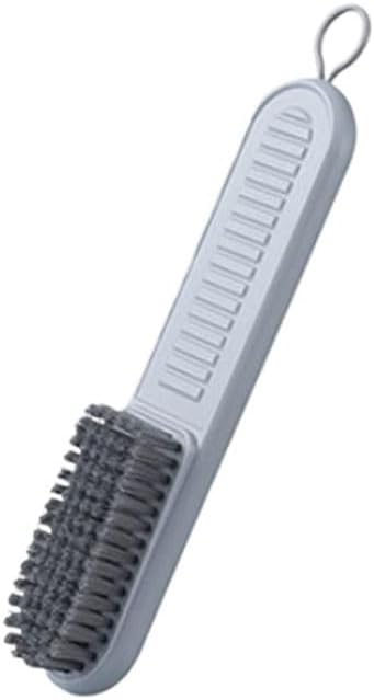 Household Long Handled Brush Multi Functional Plastic Cleaning Shoe(Gray)