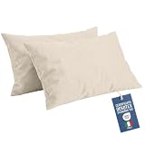 NARCISO Federe Cuscino Letto 50x80 Cotone 100% Copricuscino Letto, Coppia Federa Antiacaro...