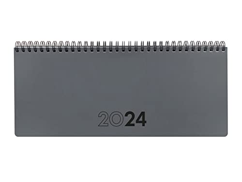Finocam - Planificador Agenda 2024 + Notas Semana Vista Semana vista + notas Enero 2024 - Diciembre 2024 (12 meses) Gris Catalán