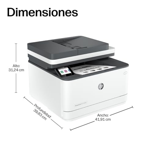 Miniatura 8 de Hp Laserjet Pro 3102fdn 3g629f, Impresora Láser A4 Multifunción Monocromo Doble Cara Automática, Escaner, Copiadora, Fax 33ppm, Ethernet, Procesador 800mhz, Memoria 512mb, Hp Smart App Blanca Y Gris