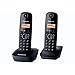 Panasonic KX-TG1612FRH - Teléfono Fijo Digital (contestador, contestador, Pantalla LCD), Negro (Importado)...