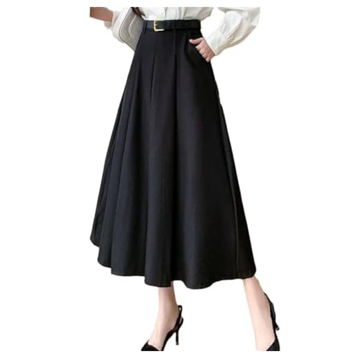 Elegant Women's Loose Umbrella Maxi Skirt