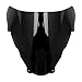 Produktbild Spoiler Motorrad-Schwarz-ABS Double Bubble Windschutzscheibe Windschutzscheibe Verkleidungs-Schirm Fit For Suzuki SV650 SV650S 1999 2000 2001 2002