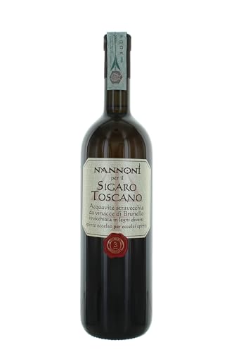 Vinacce Toscane Nannoni Acquavite da Vinacce di Brunello Riserva Sigaro Toscano, 700ml