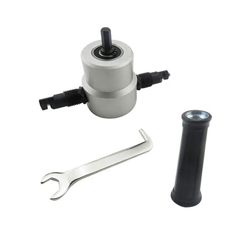 Veemoon Cortador De Eléctrico Accesorio De Taladro Cabezales Corte De Metal Hoja De Cabezal Doble Giratorio