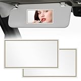 Miroir HD avec finition polie et surface lisse pour une image cristalline, idéal pour voir les pores les plus fins et les contours du visage. Profitez d'une expérience de maquillage professionnelle dans votre voiture, avec un rendu des couleurs réaliste pour une application précise.