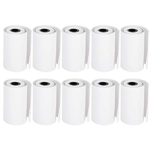 Thermal Camera Kids Instant Printer Paper Refill Rolls 10 Pack, Clear