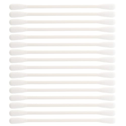 FOMIYES Travel Makeup Removal Swabs 100 Pack Disposable Cotton Swabs Dual Round Tips for Beauty