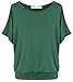 Van Der Rich ® - Oversize T-Shirt mit Fledermausärme (Made in Italy) - Damen (khakigrün, XL)